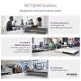 NETGEAR 5-Port Gigabit Ethernet Unmanaged PoE Switch (GS305P) - with 4 x PoE @ 55W, Desktop, Sturdy Metal Fanless Housing