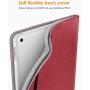 DTTO iPad Mini 4 Case, Premium Leather Folio Stand Cover Case with Multi-Angle Viewing and Auto Wake-Sleep Function, Front Pocket for Apple iPad Mini 4 - Red