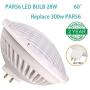 BAOMING PAR 56 LED Bulb Dimmable Replace Standard Halogen PAR56 300 Watt Light AC/120V 28W Warm White (2700~3000K) Base Type: GX16D