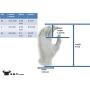 G & F Products 100% White Cotton Marching Band Parade Glove Formal Dress Gloves Service Gloves Inspection Gloves, Sold by Pair (2Piece), Size X-Large, 7588XL-pair