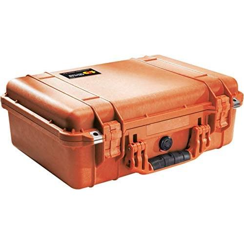 Pelican 1500 Camera Case With Foam (Orange)