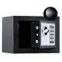 JUGREAT Safe Box with Induction Light,Electronic Digital Securit Safe Steel Construction Hidden with Lock，Wall or Cabinet Anchoring Design for Home Office Gun Cash Money,Textured Powder Coating