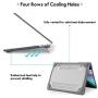 ProCase MacBook Pro 16 Case 2019 A2141 with Touch Bar & Touch ID, Heavy Duty Slim Hard Shell Dual Layer Protective Cover with Fold Kickstand for MacBook Pro 16 Inch 2019 Release -Grey