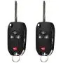 Flip Key Fob fits 2007-2016 Buick Cadillac GMC Chevy Saturn Keyless Entry Remote (15913421), Set of 2 Flip Key Fob fits 2007-2016 Buick Cadillac GMC Chevy Saturn Keyless Entry Remote (15913421), Set of 2