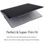UESWILL Smooth Matte Hard Shell Case Cover Compatible with MacBook Air 11 inch (Model A1370 / A1465) + Microfibre Cleaning Cloth, Black