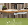 Uprite Ergo Under Desk Pen & Pencil Drawer for Height Adjustable Desks (White)