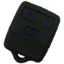 Coolbestda Rubber 3 Buttons Key Fob Cover Case Shell Keyless Entry Jacket Holder for Ford F150 F250 F350 Explorer Ranger Escape Expedition