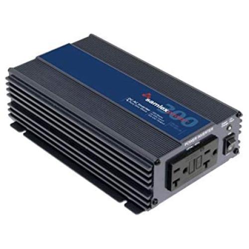 Samlex PST-300-24 PST Series Pure Sine Wave DC-AC Power Inverter, 300W Continuos Power Output, 500W Surge Power Output, Low interference Wide operating DC input range 21.0 - 33.0 VDC