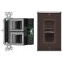 OSD Audio 100W in-Wall Home Theater Speaker Slider – Volume Control Switch, VMS100 (Brown)