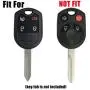 Coolbestda 2Pcs Silicone Key Fob Skin Cover Protector Keyless Jacket Remote Holder for Ford F150 F-150 F250 F350 Mustang Fusion Explorer Taurus Expedition Lincoln MKS MKX MKZ Navigator