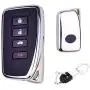 Royalfox(TM) 2/3/4 Buttons Soft TPU Smart keyless Remote Key Fob case Cover Shell for Lexus RX is CT GS NX ES RC RCF GSF es300 es330 es350 RC200 RC300 RC350 is300 is250 is350 (Silver) Royalfox(TM) 2/3/4 Buttons Soft TPU Smart keyless Remote Key Fob case Cover Shell for Lexus RX is CT GS NX ES RC RCF GSF es300 es330 es350 RC200 RC300 RC350 is300 is250 is350 (Silver)