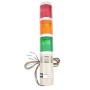Nxtop Industrial Lamp Post LED Alarm Circular Tower Lamp Indicator Continuous Light Light Warning Lamp Buzzer Red Green Yellow DC 12V