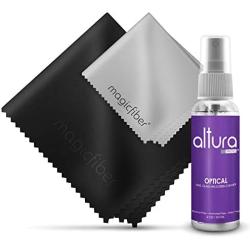 Screen Cleaning Kit for LED & LCD TV, Computer Laptop Monitor and Tablet Screens - Spray Cleaner w/Extra Large and Original MagicFiber Microfibers - Streak Free, Alcohol Free, Ammonia Free, Odor Free