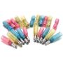 Qibaok 320PCS Heat Shrink Bullet Connectors Kit Female & Male Bullet Butt Terminals Insulated Waterproof Electrical Marine Crimp Automotive Connectors