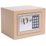 Yuanshikj Electronic Deluxe Digital Security Safe Box Keypad Lock Home Office Hotel Business Jewelry Gun Cash Use Storage (Ochre Yellow, 17E)