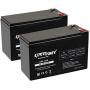 ExpertPower Standard 12V 7AH Rechargeable SLA Battery, (EXP1270-2) - 2 Pack