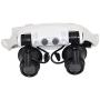 PROW New Headband Head-Worn Glasses Magnifier 10x 15x 20x 25x LED Jeweler Watch Repair Magnifying Eye Gass Loupe Binocular Magnifier for Jewelry Appraisal,Electronic Repair