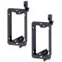 iMBAPrice LV1-2PK Single Gang (1-Gang) Low Voltage Mounting Bracket - Black (Pack of 2)
