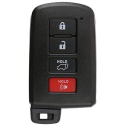 KRSCT Key Fob Fits for Toyota Highlander 2014-2019 4-Buttons Keyless Entry Remote Replaces HYQ14FBA
