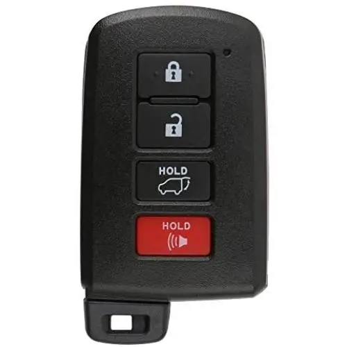 KRSCT Key Fob Fits for Toyota Highlander 2014-2019 4-Buttons Keyless Entry Remote Replaces HYQ14FBA