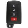KRSCT Key Fob Fits for Toyota Highlander 2014-2019 4-Buttons Keyless Entry Remote Replaces HYQ14FBA