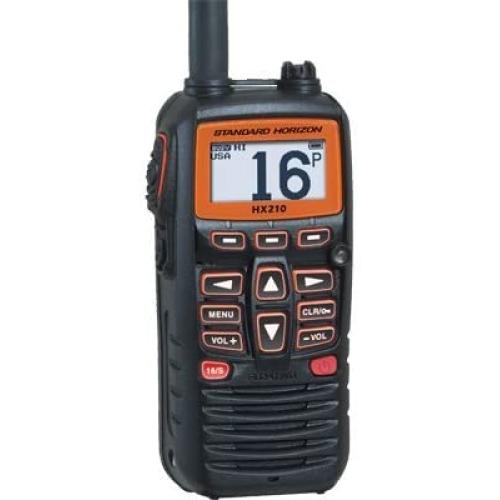 Standard Horizon HX210 HX210 6W Compact Floating Marine Handheld Vhf