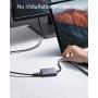 Anker USB C to Dual HDMI Adapter, Compact and Portable USB C Adapter, Supports 4K@60Hz and Dual 4K@30Hz, for MacBook Pro, MacBook Air, iPad Pro, XPS, and More [Compatible with Thunderbolt 3 Ports]