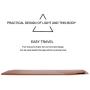 PINHEN Laptop Sleeve Compatible for MacBook Air 13 Inch 2018 2019 - Premium PU Leather Protective Case for MacBook Air 13 A1932 /MacBook Pro 13 A1989 A2159 (Black)