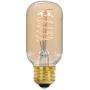Satco S2416 40 Watt 135 Lumens T14 Incandescent Medium Base Soft White 2700K Vintage Spiral Coil Design Light Bulb, Dimmable,Clear