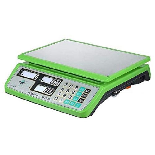 Digital Food Scale Weight,Counting Digital Industrial Waterproof Scales Durable Stainless Steel Digital Postal Scale with LCD Display for Aquatic Products Retail Outlet 40kg 98