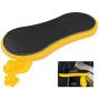 SZYAN Computer Arm Rest for Desk, Adjustable Ergonomic Wrist Rest Support for Keyboard Armrest Extender Rotating Mouse Pad for Table, Office, Chair, Desk, Yellow