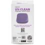 HoMedics UV Clean Phone Sanitizer, UV Light Sanitizer, Fast Germ Sanitizer for Cell Phone, Makeup Tools, Credit Cards, Keys, Glasses, Kills 99.9% of Bacteria & Viruses, Purple
