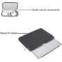 MOSISO Laptop Sleeve Compatible with MacBook Air 13 inch 2018-2021 A2337 M1 A2179 A1932, MacBook Pro A2338 M1 A2289 A2251 A2159 A1989 A1706 A1708, Diamond Foam Neoprene Bag with Small Case, Space Gray