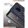 Galaxy S9 Case,Military Grade 16ft. Drop Tested Dual Layered Heavy Duty Cover with Magnetic Ring Kickstand Compatible with Car Mount Holder,Protective Phone Case for Samsung Galaxy S9 Nice Blue
