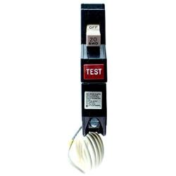 Eaton Corporation CH120GFCS Single Pole Ground Fault Circuit Breaker, 20A
