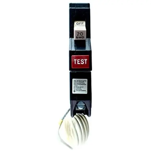 Eaton Corporation CH120GFCS Single Pole Ground Fault Circuit Breaker, 20A