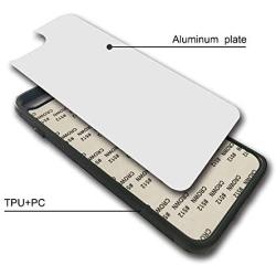 10PCS Sublimation Blanks Phone Case Covers for Apple iPhone 8 Plus and iPhone 7 Plus, 5.5-Inch.Blank Printable Phone Case for DIY