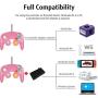 Gamecube Controller, Classic Wired Controller for Wii Nintendo Gamecube (Pink)
