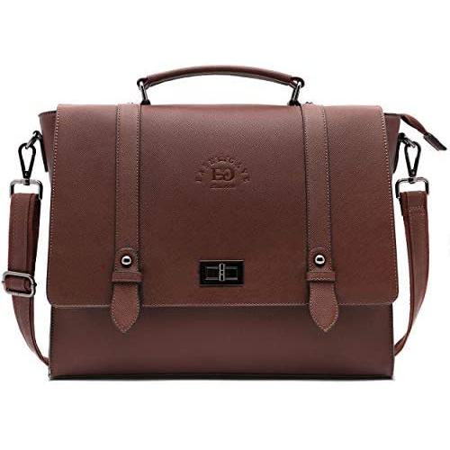 Laptop Bag,15.6 Inch Women Laptop Briefcases Business Laptop Shoulder Bags Structured Work Tote Bag with Professional Padded Compartment for Tablet Notebook Ultrabook