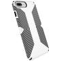 Speck Products Presidio Grip Case for iPhone 8 Plus (Also fits 7 Plus and 6S Plus/6 Plus), White/Black - 103122-1909
