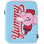 BT21 Bite Collection Cooky Character Tablet Sleeve Bag Case Cover, Compatible with 10 Inch iPad Air, iPad Pro, Galaxy Tab, Light Blue