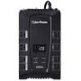 CyberPower CP600LCD Intelligent LCD UPS System, 600VA/340W, 8 Outlets, Compact,Black