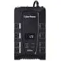CyberPower CP600LCD Intelligent LCD UPS System, 600VA/340W, 8 Outlets, Compact,Black