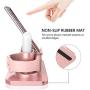 BENTOBEN 3 in 1 Charging Stand for Apple Watch Series 5/4/3/2, Airpods 2/1, Compatible with iPhone 12 Pro 2020 11 SE XS MAX XR XS 8 7 6 6 Plus 5s, iPad Tablet Stand (Original Cable Required),Rose Gold