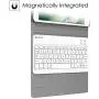 Fintie Keyboard Case for iPad 9.7 2018/2017 / iPad Air 2 / iPad Air - Slim Shell Stand Cover w/Magnetically Detachable Wireless Bluetooth Keyboard for iPad 6th / 5th Gen, Gray