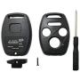 Horande 4 Buttons Replacement Keyless Entry Key Fob Cover Fit for Honda 2003-2012 Accord CR-V Ridgeline 2006-2013 Civic 2009-2015 Pilot Odyssey Ridgeline Key Fob Case Shell