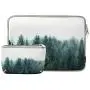 Laptop Sleeve 13 Inch Neoprene Laptop Sleeve Bag Air 13 13.3 Inch Sleeve Pro 13 Inch Protective Neoprene Sleeve Electronics Accessories Organzier Bag Carry Case Pouch (Forest Grey)