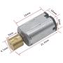 Jiayouy M20 DC Vibration Motor 12V 110RPM Powerful Small Electric Motor Micro Vibrating Motor 2PCS
