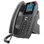 Fanvil X3U Enterprise VoIP Phone, 2.8-Inch Color Display, 6 SIP Lines, Dual-Port Gigabit Ethernet, Power Adapter Not Included