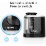 Electric pencil sharpener battery powered pencil sharpener for colored pencils，High-Speed Operated Automatic and Manual pencil sharpener for kids ，for Home School Office Classroom Kids and Adults